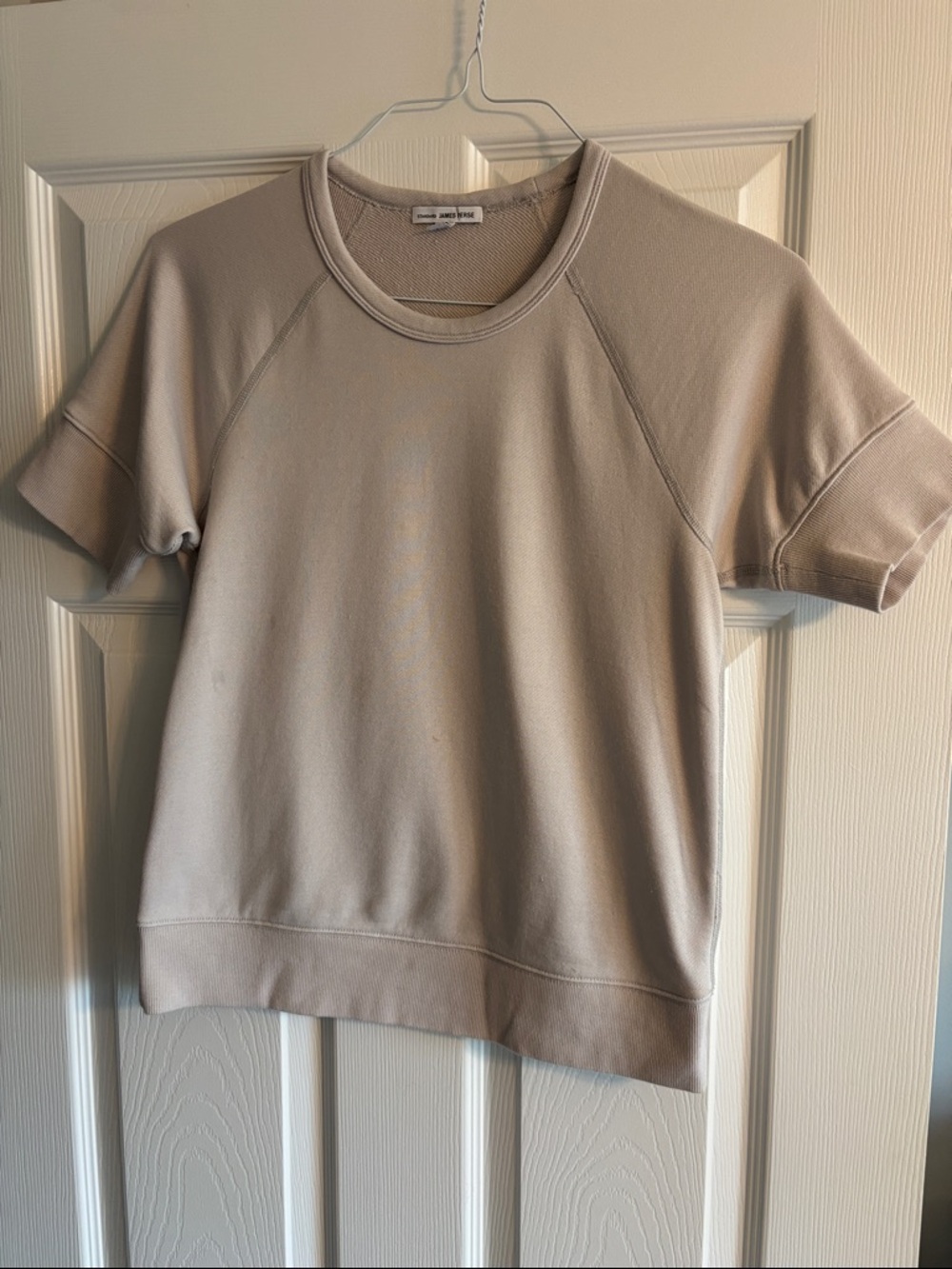 James Perse Light Beige Knit Top